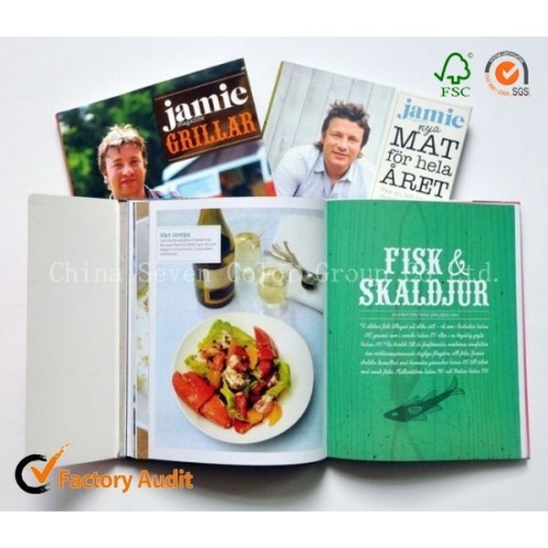 Hot Sell Softcover Cooking Book Printing